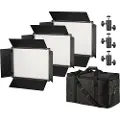 Bresser Sh-bi-fargede Led-panellys 1200a 3 Enheter