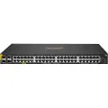 HP HPE Aruba 6100 48G Class4 PoE 4SFP+ 370W Switch - Switch - Styrt - 48 x 10/100/1000 (PoE+) + 4 x 1 Gigabit / 10 Gigabit SFP+ - side til side-luftflyt - rackmonterbar - PoE+ (370 W)