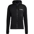 Adidas Terrex Tech Flooce Hiking Fleecejakke Med Hette