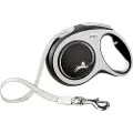 Flexi New Comfort L Tape 5 m, Hund, Tilbaketrekkelig, Svart, Teip, 50 kg, Monoton