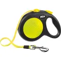 Flexi New NEON leash M 5M 25KG black/neon yellow