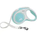 Flexi New Comfort, Hund, Tilbaketrekkelig, Blå, Hvit, Teip, 15 kg, S
