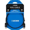 Hugo Boss BMIDI-PB2 2ft / 60cm MIDI-Kabel med Justerbar Kabelvinkel