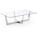 Kave Home Kave HomePLUM sofabord 70x120 cmTransparentSofabordFra Homeroom