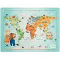 Teddykompaniet Puslespill Lollo & Bernie Verdenskart 24 brikker