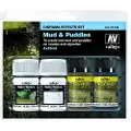 Wittmax Vallejo Vallejo: 73.189 - Diorama Effects Set - Mud & Puddles (4 x 35 ml)