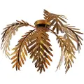QAZQA Vintage taklampe gull 45 cm rund - Botanica