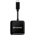Transcend RDC3 - Kortleser (microSD, microSDHC UHS-I, microSDXC UHS-I, SD, SDHC UHS-I, SDXC UHS-I) - USB-C 3.2 Gen 1