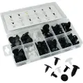 JBM Universal Plastclips-etui 128 Stykker