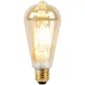 LUEDD E27 LED-pære ST64 Dim to Warm gull 8W 806lm 2000-2700K