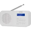 Denver DAB-42 - Bærbar DAB-radio - 1 watt - hvit