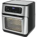 ProfiCook PC-FR 1200 H - Varmluftsteker - 11 liter - 1500 W - rustfritt stål / svart