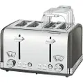 ProfiCook PC-TA 1194 - Brødrister - 4 skive - 4 Spor - antrasitt