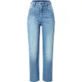 G-Star Tedie Ultra-high Waist Straight Ripped Ankle Jeans