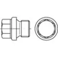 Toolcraft 112797 Låseskruer 1/4 Zoll Udvendig sekskant DIN 910 Stål 100 stk
