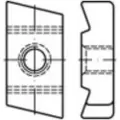 Toolcraft 161571 Gevindplade til hammerhovedskruer M8 Stål Galvaniseret 50 stk