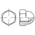 Toolcraft 1066912 Sekskant-møtrikker M3 DIN 1587 Rustfrit stål A4 100 stk