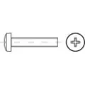 Toolcraft 145916 Linseskruer M4 4 mm Krydskærv Philips DIN 7985 Stål Galvaniseret 200 stk