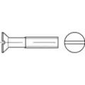 Toolcraft 1065430 Undersænkede skruer M1.6 10 mm Kærv DIN 963 Rustfrit stål A2 1000 stk