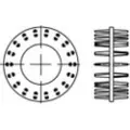 Toolcraft Træstik Formbar 135718 50 stk (Ø) 65 mm