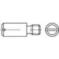 Toolcraft 119081 Skulderskrue M6 12 mm Kærv DIN 927 Stål 100 stk