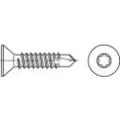 Toolcraft 141583 Borskrue 6.3 mm 38 mm T-profil DIN 7504 Stål Galvaniseret 250 stk