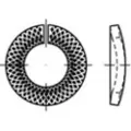 Toolcraft Låsekantringe 14 mm 24.1 mm Fjederstål verzinkt 250 stk TOOLCRAFT 159434
