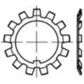 Toolcraft 137805 Sikringsplade Indvendig diameter: 25 mm Udvendig diameter: 42 mm DIN 5406 Stål 25 stk