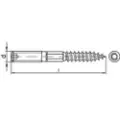 Toolcraft 159649 Stokskrue M8 200 mm Stål Galvaniseret 50 stk
