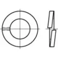 Toolcraft 105759 Fjederring Indvendig diameter: 10.2 mm DIN 127 Fjederstål Galvaniseret 1000 stk