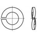 Toolcraft 105852 Fjederring Indvendig diameter: 30.5 mm DIN 128 Fjederstål verzinkt 50 stk