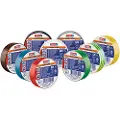 TESA isoleringstape 10mx15mm - Tesaflex 53988 Mix farver, VDE PVC, t/isol. & mærkn. Kabler