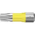 Wiha 41593, Drill, 25 mm, Chromium-Vanadium Steel (Cr-V), Sekskanttange, Rustfritt stål, Gult, 5 stykker