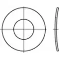 Toolcraft 1060518 Fjederskive Indvendig diameter: 2.5 mm DIN 137 Rustfrit stål 1000 stk