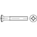 Toolcraft TO-5376747 Undersænkede linseskruer M4 40 mm Krydskærv Philips Rustfrit stål A4 1000 stk