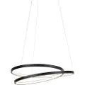 Paul Neuhaus Design pendellampe sort 55 cm inkl. LED-dimming - Rowan