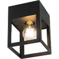 QAZQA Moderne taklampe sort - Cela
