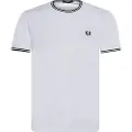Fred perry for man. M1588 T-shirt M1588 Twin Tipped white (L), Casual, Cotton, Short sleeve