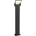 QAZQA Moderne utendørs stolpelampe antrasitt 60 cm inkl. LED IP54 - Zane