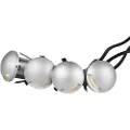 SOLAR PLUS Steplight Garden Kit, trappetrinsarmatur, 4×3lm, 4,5W, IP67. Trafo og kabler medfølger.
