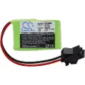 24hShop Batteri til trådløs telefon for Panasonic KX-A16, KX-T1232, KX-T308 og andre.