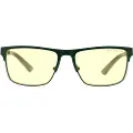 Gunnar Optiks Optiks Pendleton, Unisex, Oval, Mote, Grønn, Rustfritt stål, Rav
