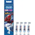 Oral-B Eb10-4ffs Sw Spiderman Utskifting Av Elektrisk Tannbørste 4 Enheter