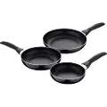 San Ignacio Navy Black 16/20/24 Cm Stekepanne Sett