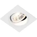 QAZQA Kvadratisk innfelt spotlight hvit justerbar - Chuck 70