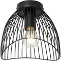 QAZQA Design taklampe svart 20 cm - Pua