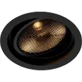 QAZQA Moderne innfelt spotlight svart justerbar - Coop 111 Honey