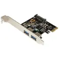 StarTech.com 2-porters Pcie Usb 3.0-kort Med Sata-strøm
