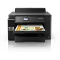Epson EcoTank L11160 - Skriver - farge - Dupleks - ink-jet - A3 - 4800 x 1200 dpi - opp til 25 spm (mono) / inntil 25 spm (farge) - kapasitet: 550 ark - USB, LAN, Wi-Fi - svart