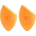 Real Techniques Miracle Complexion Svamper, Afrundet, Orange, 2 stk